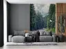 Winding Forest Road Scenic Wall Mural 6