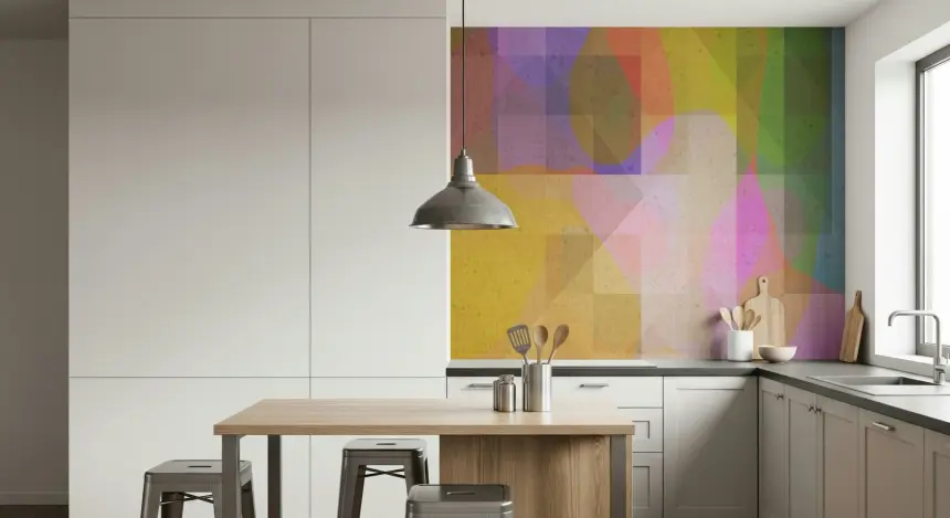 Movida Soft Geometry Wall Mural