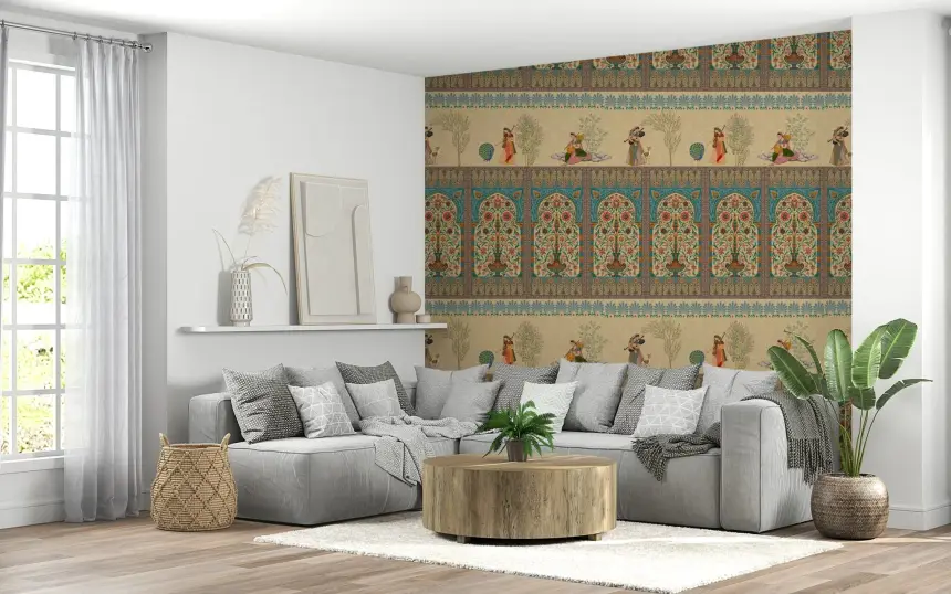 Mughal Melodies Wall Mural