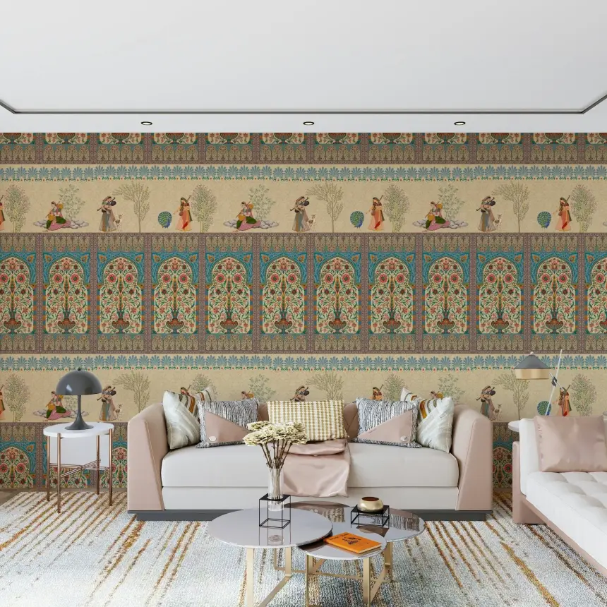 Mughal Melodies Wall Mural