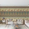 Mughal Courtly Life Floral Arch Wallpaper 8