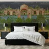 Regal Mughal Palace Garden Wall Mural with Peacocks 6