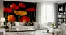 Vibrant Poppy Floral Wall Mural 7