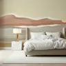 Muted Abstract Desert Landscape Wall Mural 8