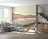 Muted Abstract Desert Landscape Wall Mural 7