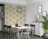Vintage Style Palm Tree Arch Pattern Wallpaper 7