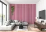 Blush Pink Vertical Stripes Kids' Room Wallpaper 7