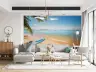 Tropical Beach Ocean View Wall Mural 6