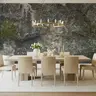 Dark Textured Rock Wall Mural 8