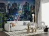 Vibrant Metropolis Night Cityscape Wall Mural 7