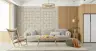Muted Geometric Star Pattern Wallpaper 6