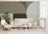 Modern Geometric Arc Wall Mural 7