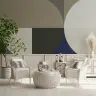 Modern Geometric Arc Wall Mural 6