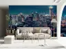 Vibrant Illuminated City Skyline Wall Mural 8