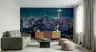 Vibrant Illuminated City Skyline Wall Mural 7