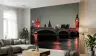 Dramatic London Parliament and Big Ben Night Wall Mural 7