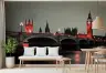 Dramatic London Parliament and Big Ben Night Wall Mural 8