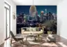 Vibrant Cityscape Night Wall Mural 6