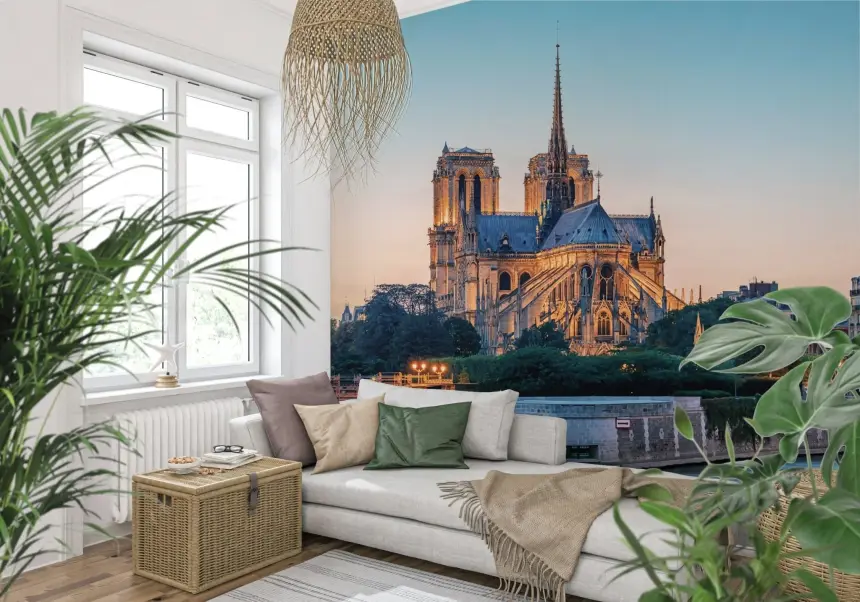 Notre Dame Serenity Wall Mural