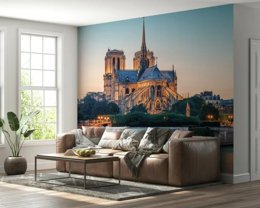 Notre Dame Serenity Wall Mural