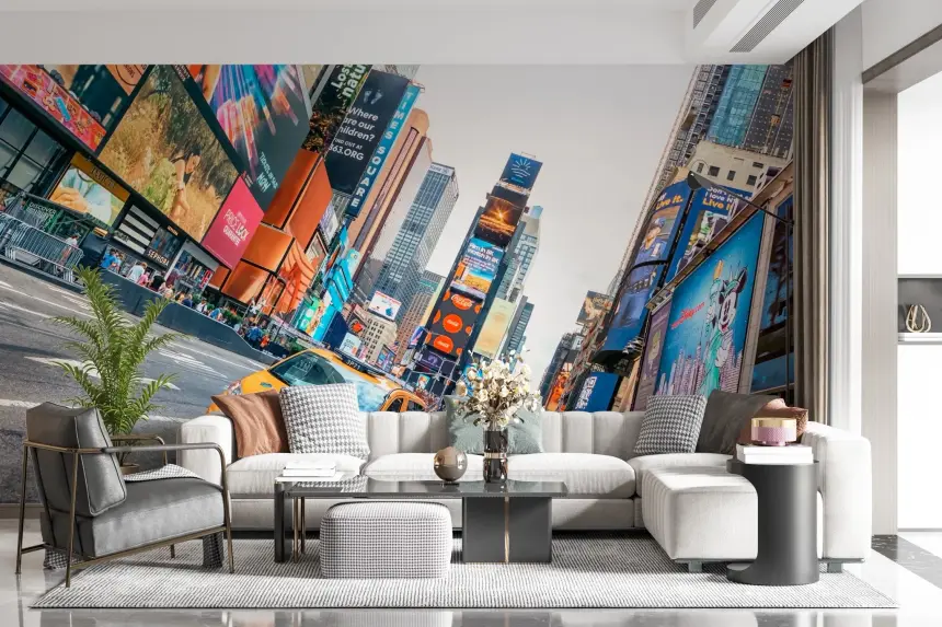NYC Buzz Wall Mural