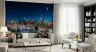 Iconic New York City Night Skyline Mural 8