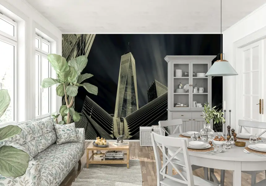 NYC Architectural Drama Wall Mural -2224557