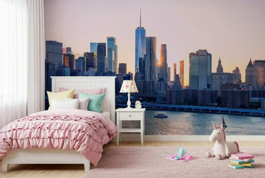 NYC Skyline Dream Wall Mural
