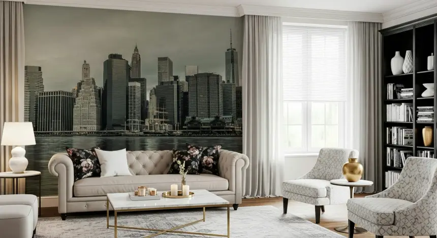 NYC Skyline Wall Mural