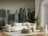 New York Cityscape Riverfront Wall Mural 8