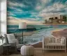 Dramatic Coastal Sunset Ocean Waves Wall Mural 7