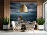 Dramatic Ocean Rock Formations Wall Mural 7