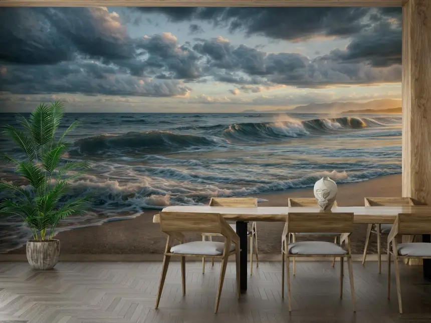 Ocean's Embrace Wall Murals