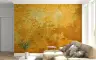 Rustic Ochre Cracked Texture Wall Mural 6