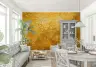 Rustic Ochre Cracked Texture Wall Mural 8