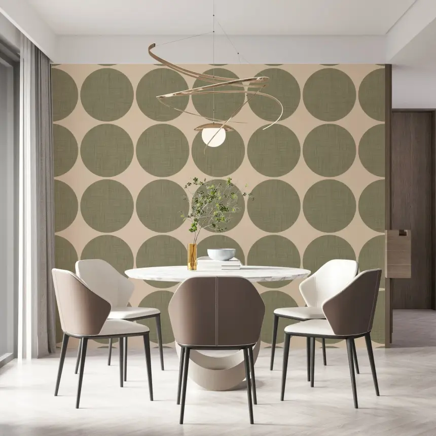Olive Circles Wallpaper -2995408