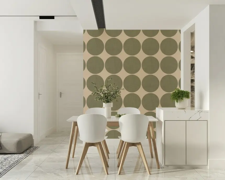 Olive Circles Wallpaper -2995408