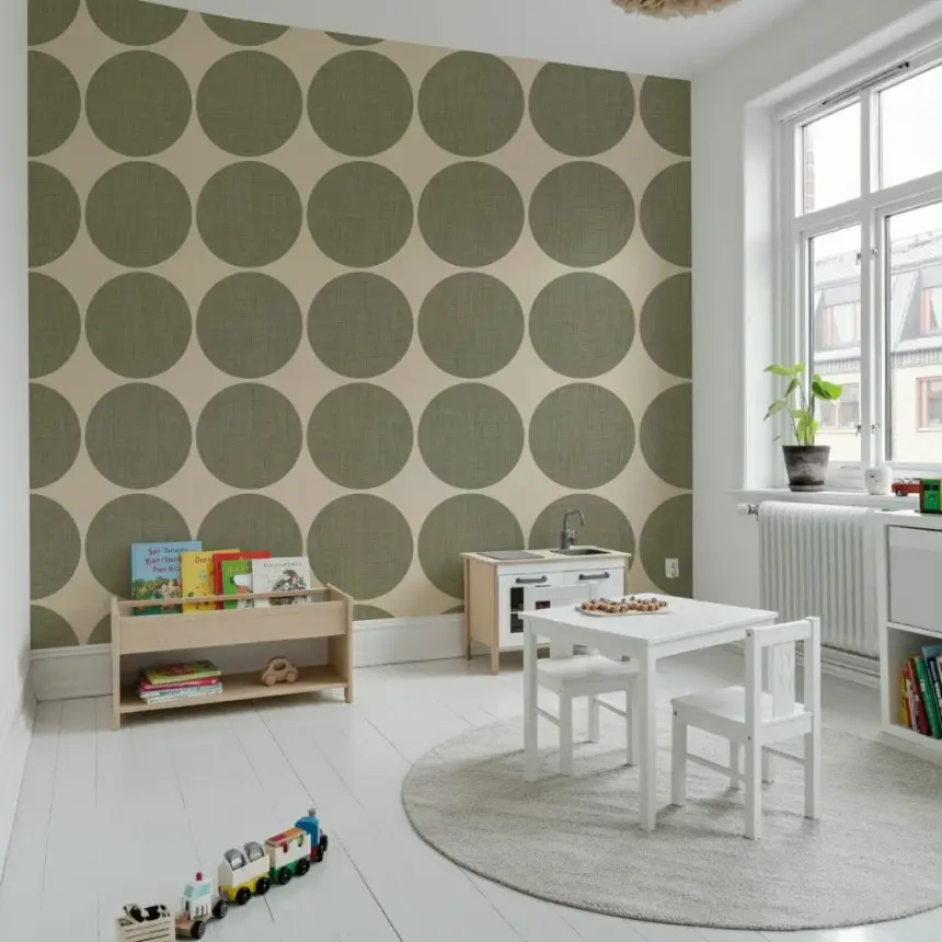 Olive Circles Wallpaper -2995408