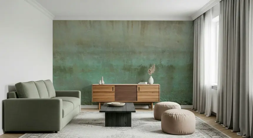 Oxidized Wall Art Wall Mural