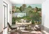 Pahari Krishna Leela Scenic Wall Mural 6