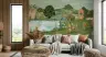 Pahari Krishna Leela Scenic Wall Mural 8
