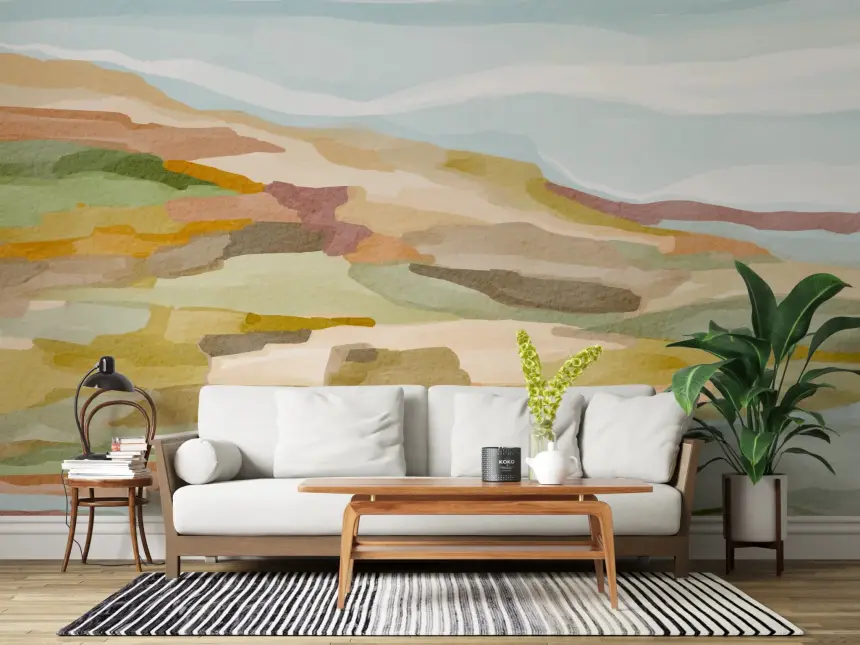 Painted Hills Wall Mural