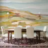 Abstract Watercolor Rolling Hills Wall Mural 7