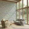 Serene Blue Petal Pattern Wallpaper 6