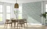 Serene Blue Petal Pattern Wallpaper 8