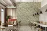 Soft Sage Green Painterly Blossom Wallpaper 6