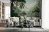 Misty Mountain Tropical Jungle Wall Mural 7