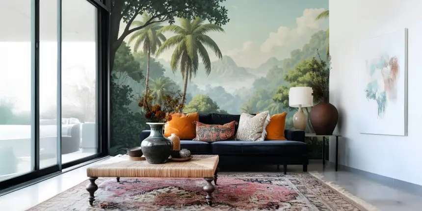 Palm Vista Wall Mural