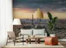Eiffel Tower Golden Hour Cityscape Wallpaper Mural 6