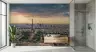 Eiffel Tower Golden Hour Cityscape Wallpaper Mural 8